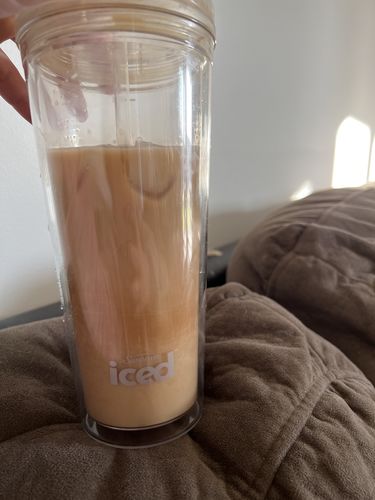 Customer photo review of Vanilla Coffee Syrup