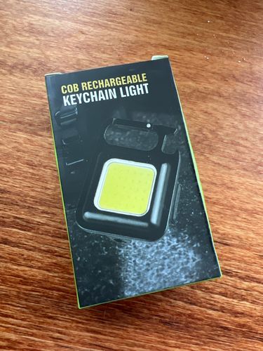 Customer photo review of LED COB Lantern Multifunctional Pocket Work Light Rechargeable Flashlight Keychain Lights 4 Modes for Outdoor Camping