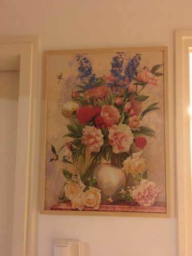 Customer photo review of 5D Diamond Painting wunderschöner Blumenstrauß