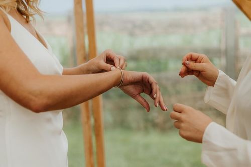 Customer photo review of Diamond Tennis Bracelet