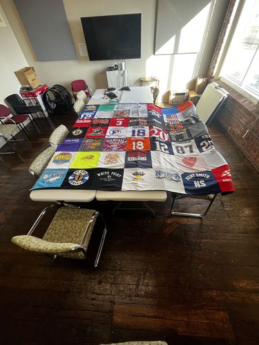 Customer photo review of Classic T-Shirt Blanket