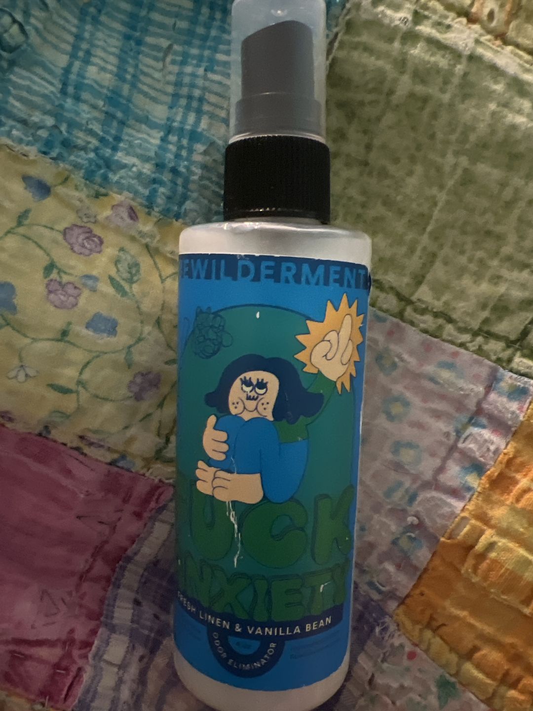 Customer photo review of Fuck Anxiety Cloak - Cannabis Odor Eliminator