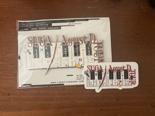 Customer photo review of (Preorder) Suga | Agust D Tour Enamel Pins