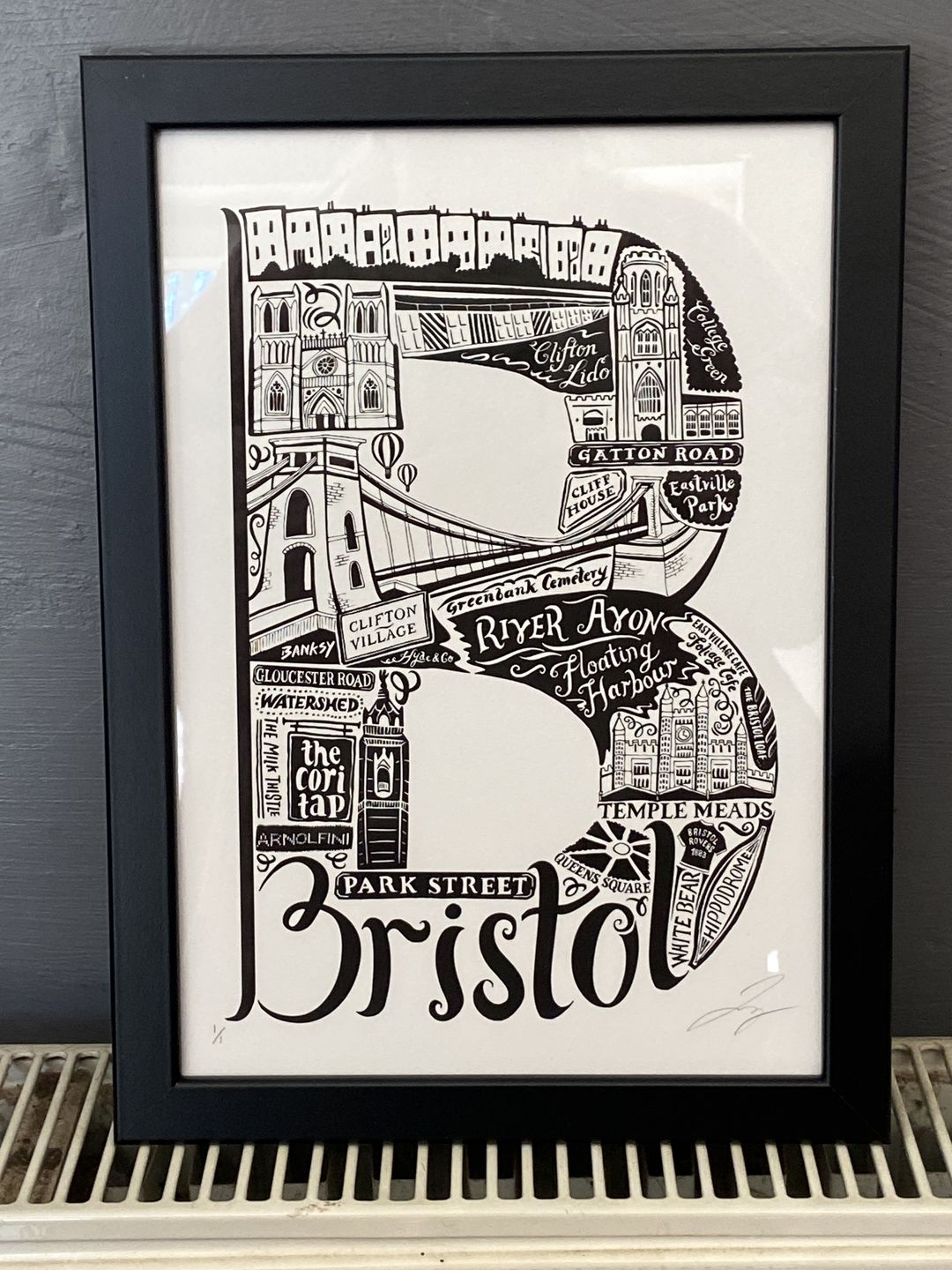 Customer photo review of Personalised Graduation Print