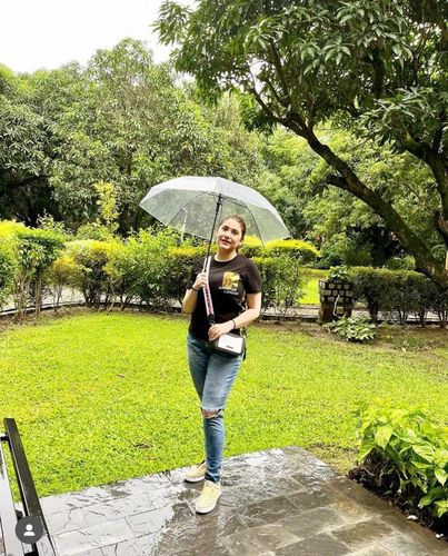 Customer photo review of Holo Party Tees Black