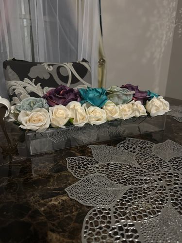 Customer photo review of Leddi™ Leaves - Klar Akryl Blomstervase