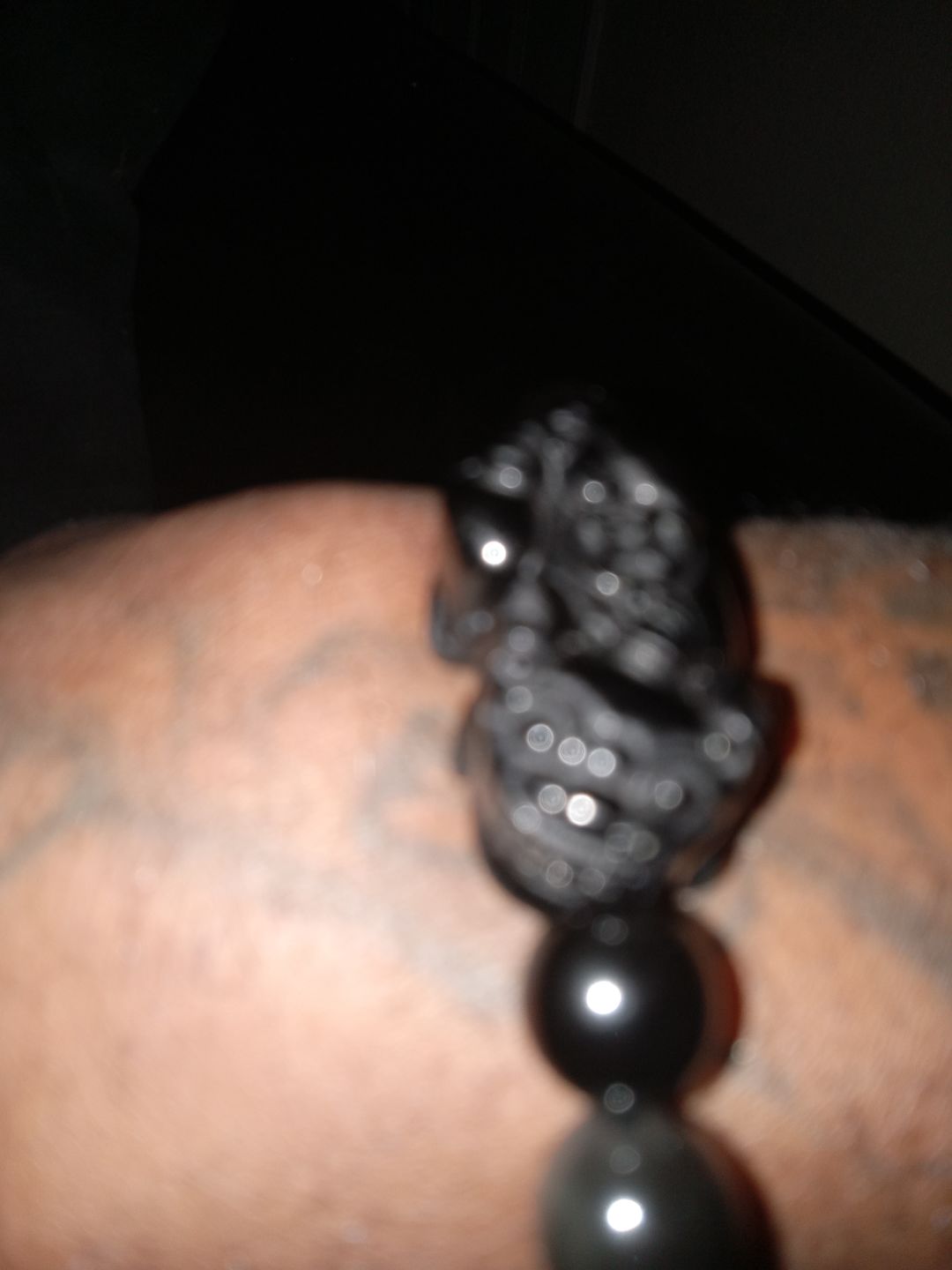 Customer photo review of Pi Yao Obsidian Wealth Bracelet