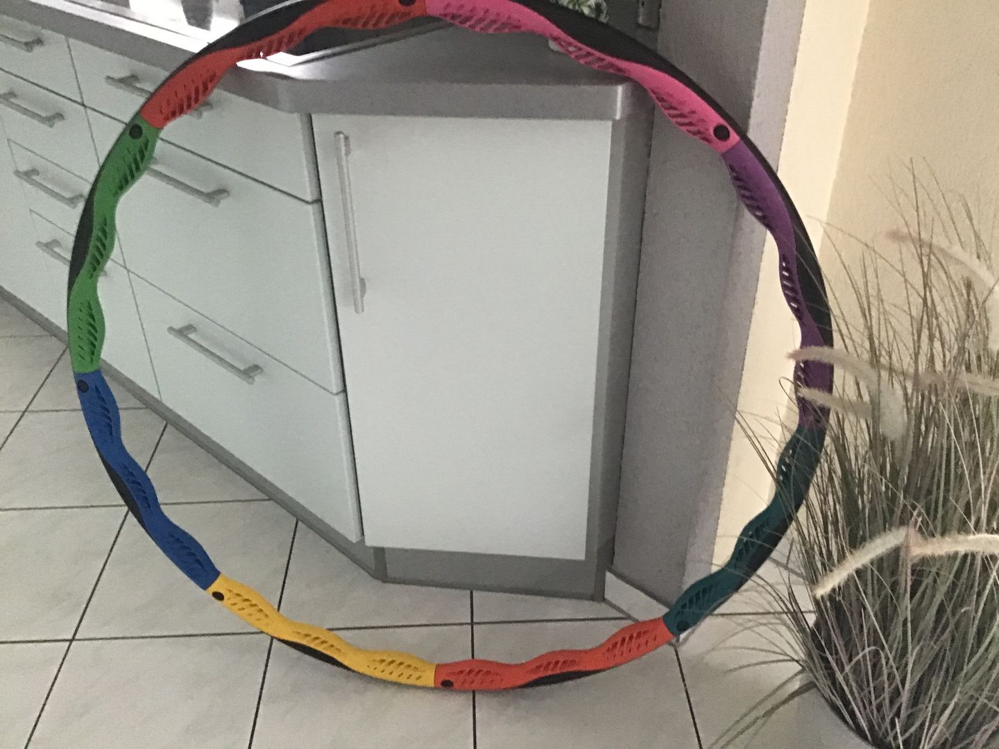 Customer photo review of Extra Weighted Inserts for Deluxe Hoop