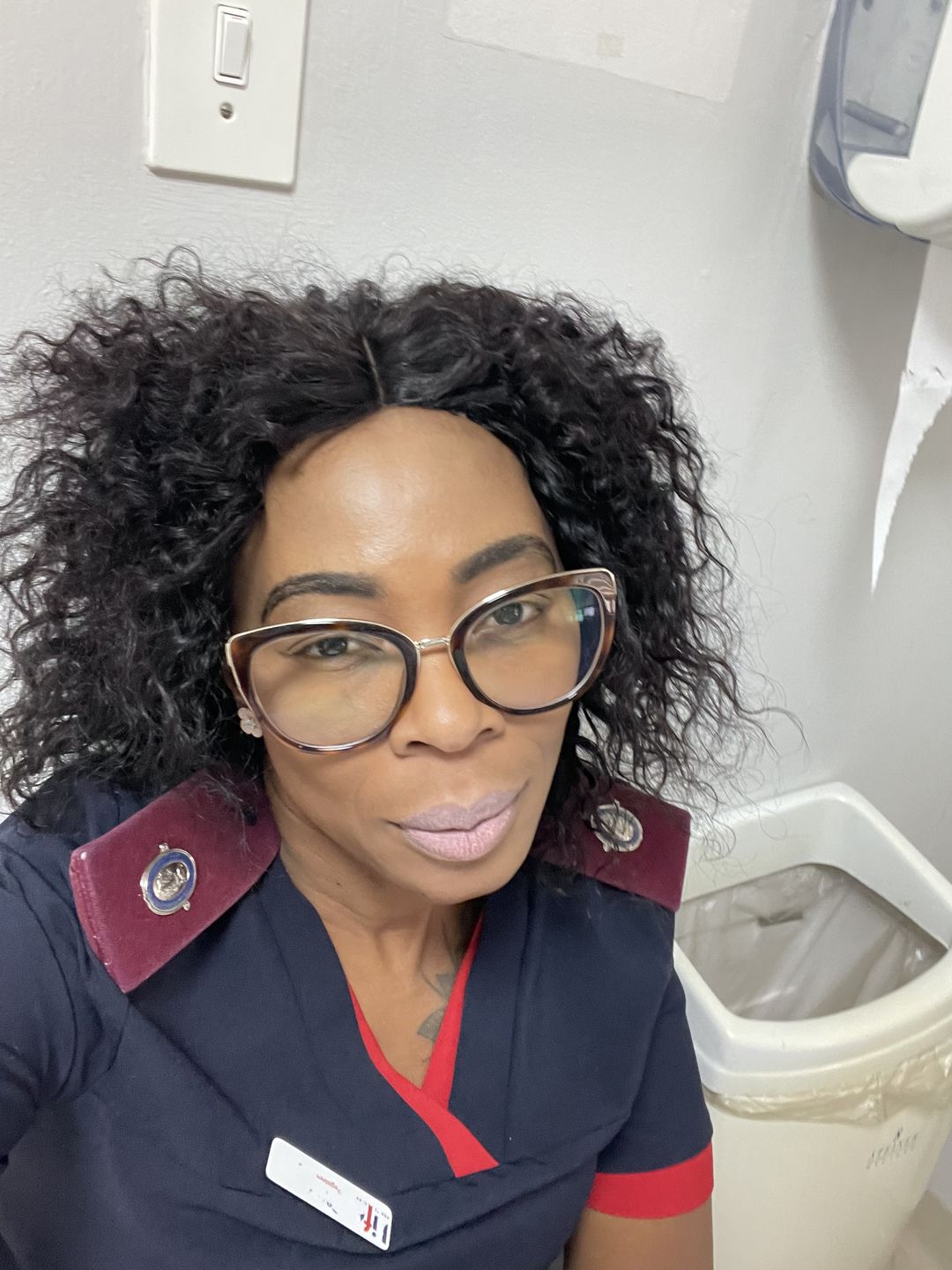 Customer photo review of Brazilian Middle Part 8inch Combo