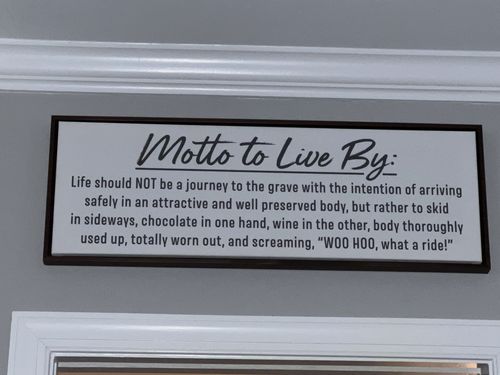 Customer photo review of Custom Text on Canvas Wall Art for Personalized Gifts