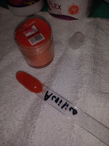 Customer photo review of Acrílico Acricolor Naranja Otoño #87 Fantay Nails