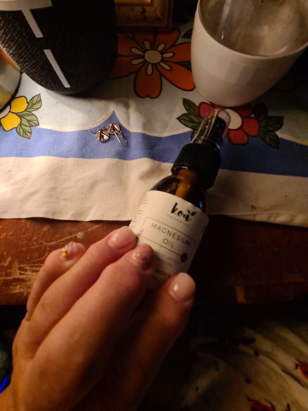 Customer photo review of Magnesium Oil with Lavender