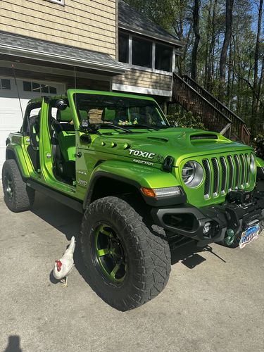 Customer photo review of CMM Offroad Jeep 8inch Breakaway Side Mirrors