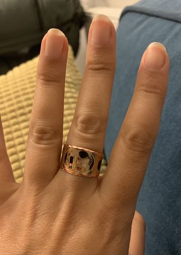 Customer photo review of Gustav Klimt The Kiss Yüzük
