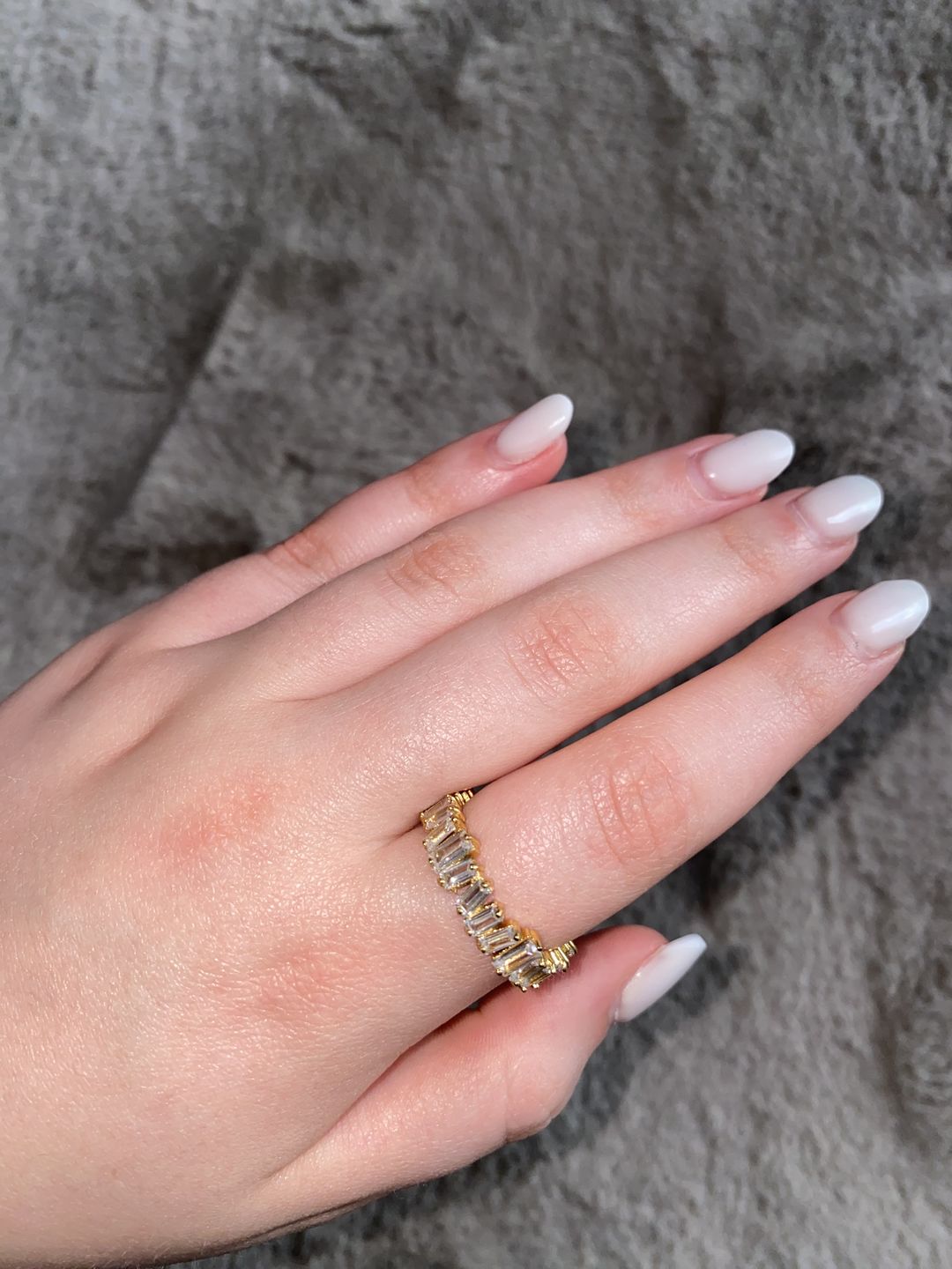 Customer photo review of Cristallo Ring | 18K vergoldet