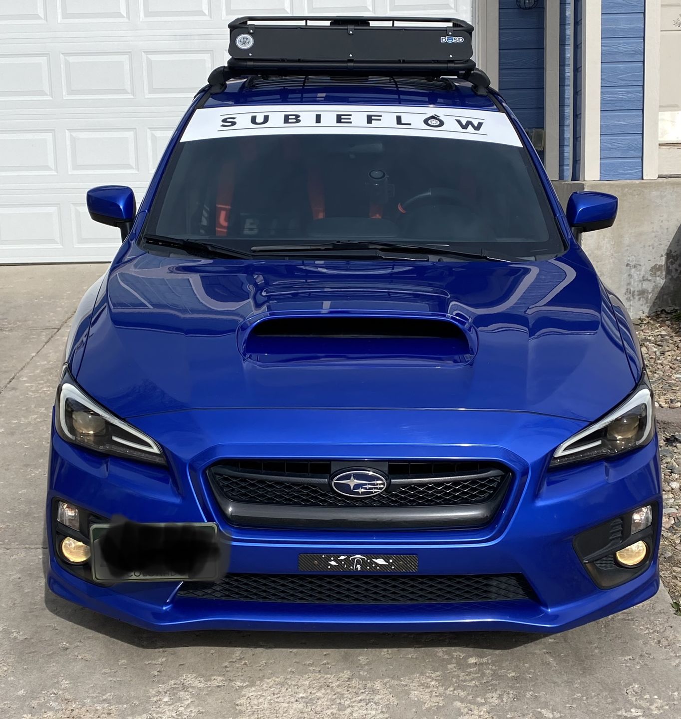 Customer photo review of Reverse Cut Windshield Banners