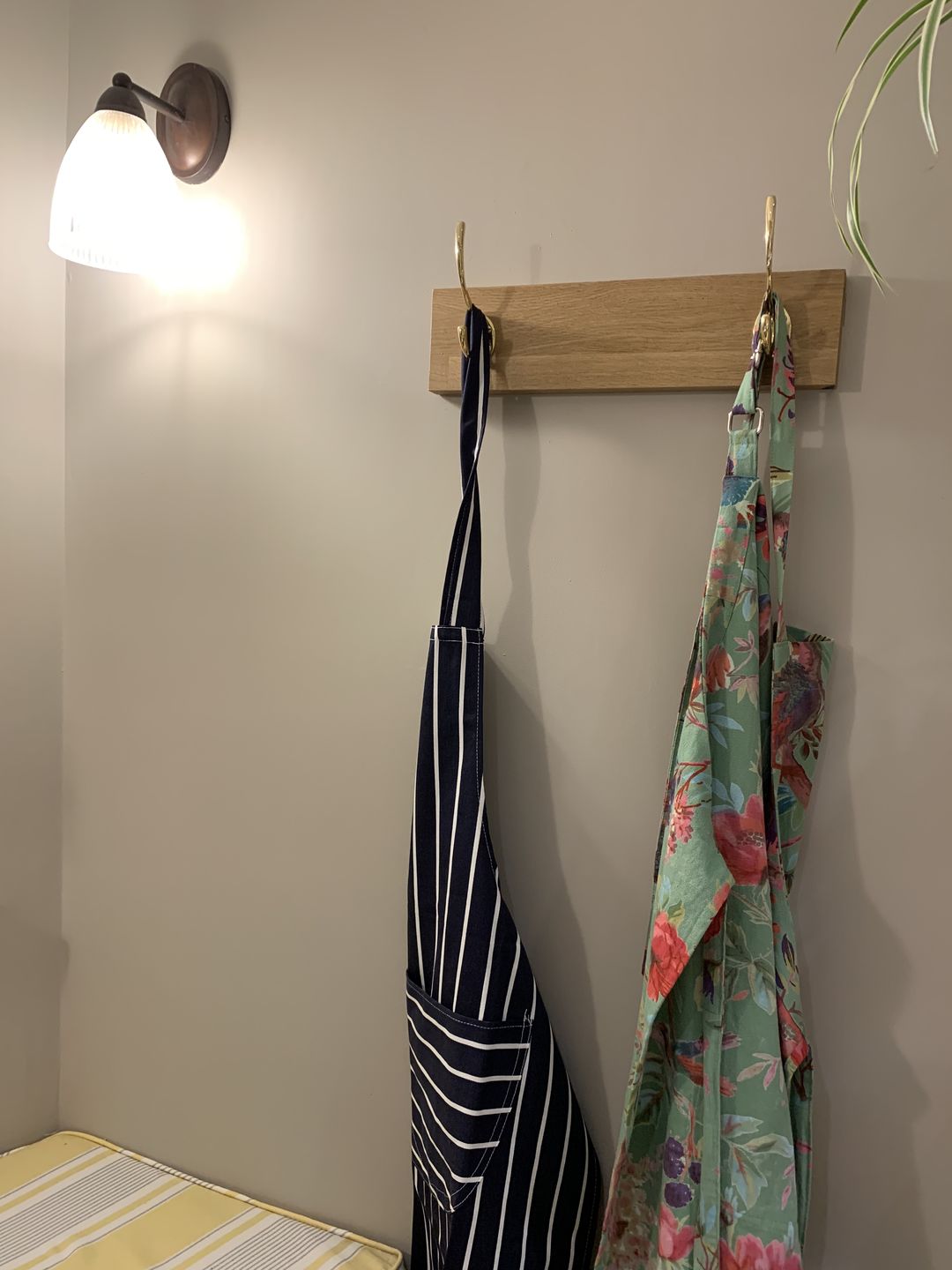 Customer photo review of Classic Brass Hat & Coat Hook