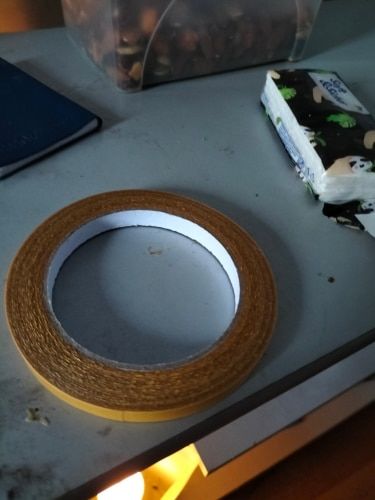 Customer photo review of Stærkt selvklæbende dobbeltsidet gazefibernettap/etilbehør