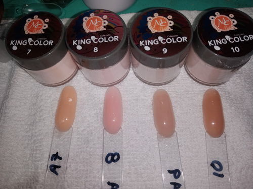Customer photo review of Colección King Color 4 pzas MC Nails