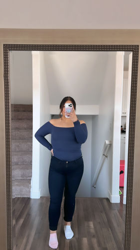 Customer photo review of Off The Shoulder Brami (Full Length)