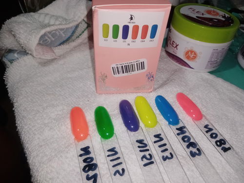 Customer photo review of Gel Gama N 6 pzas MUSSA