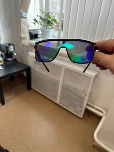 Customer photo review of Oversized Anti Glare Polarized Sunglasses
