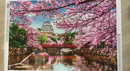 Customer photo review of Japanese Cherry Blossom on a River
