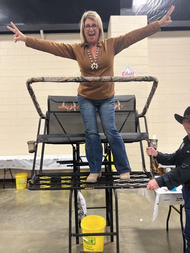 Customer photo review of High-rise Panelled Flared Jeans