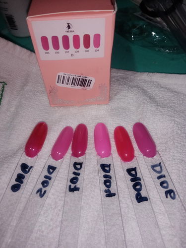 Customer photo review of Gel Gama D 6 pzas MUSSA