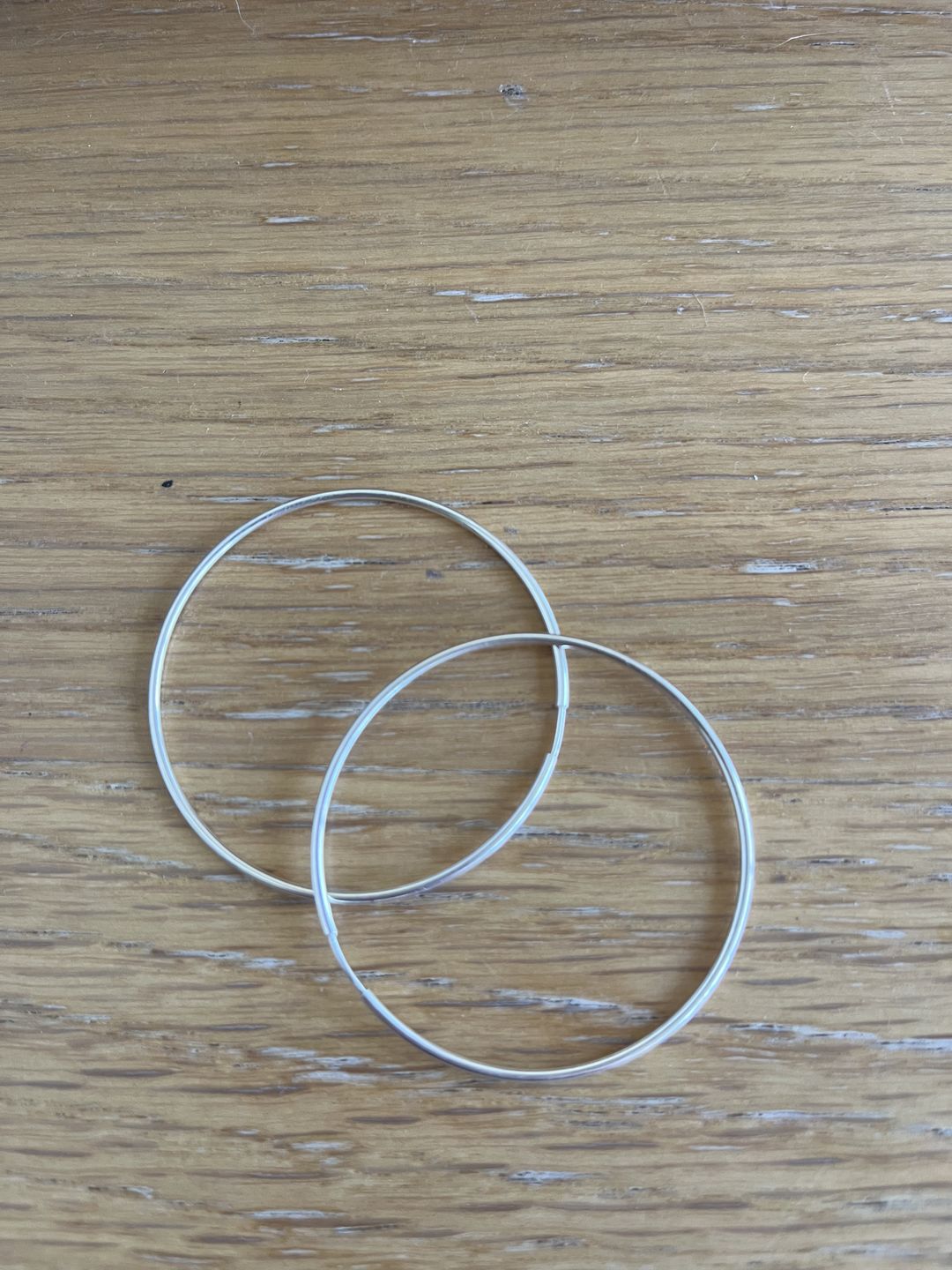 Customer photo review of The Perfect Medium Hoops