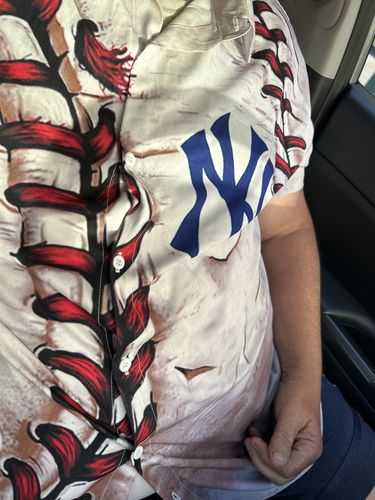Customer photo review of MLB All Star Baseball Men's Short Sleeve Tops