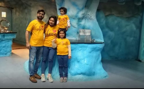 Customer photo review of Our Love Story Matching Family T-Shirts Set of 3, 4, 5