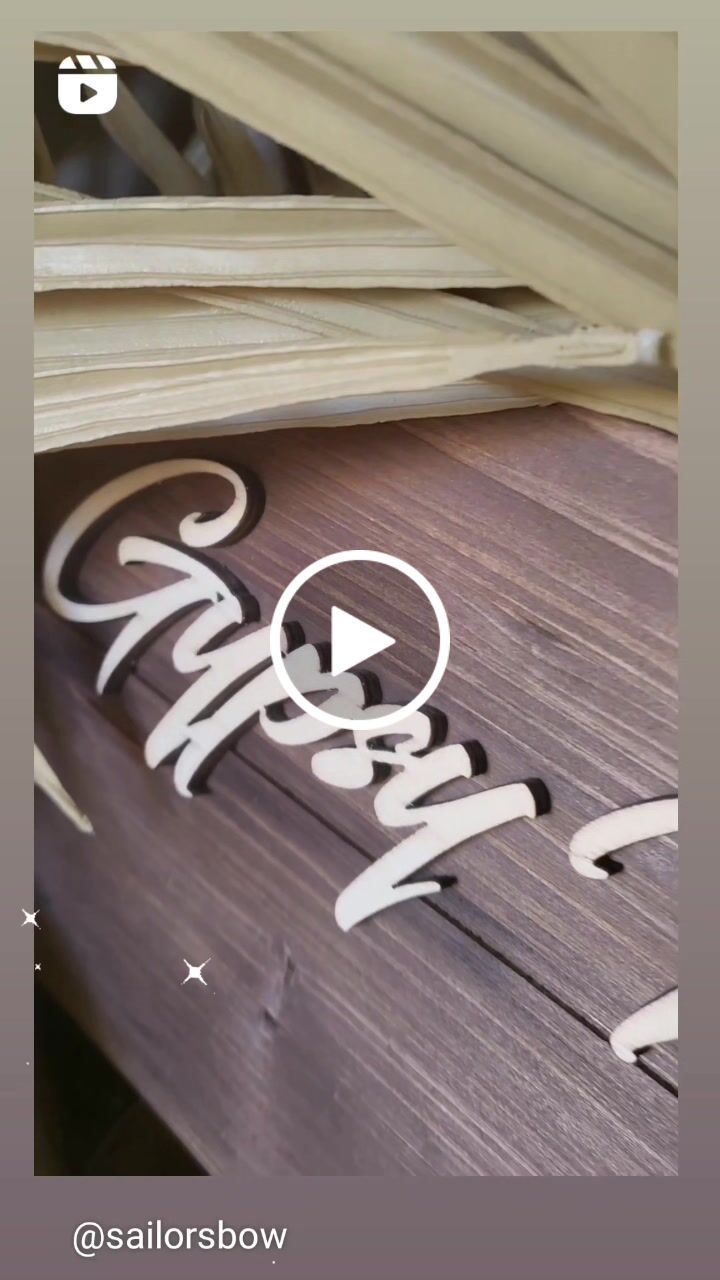 Customer video review of Custom Wooden Sign - Bridenbaugh