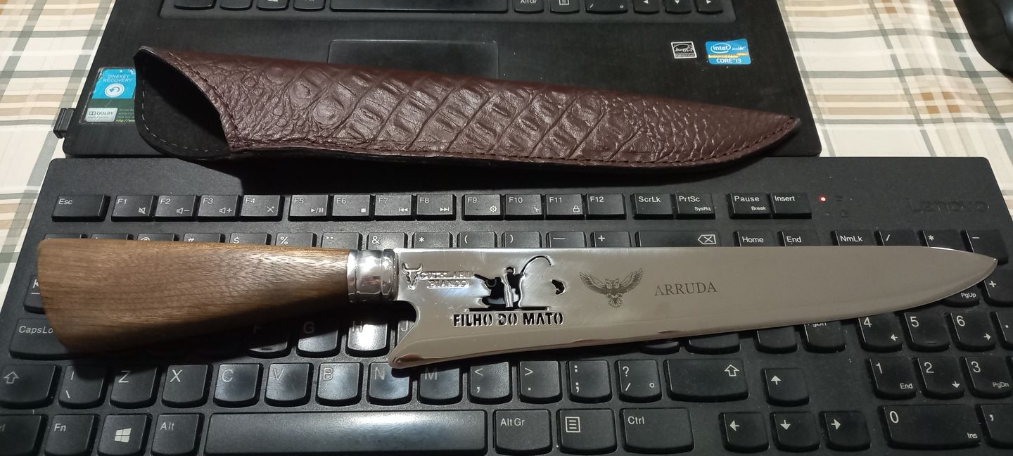 Customer photo review of Faca Artesanal Agro É TOP