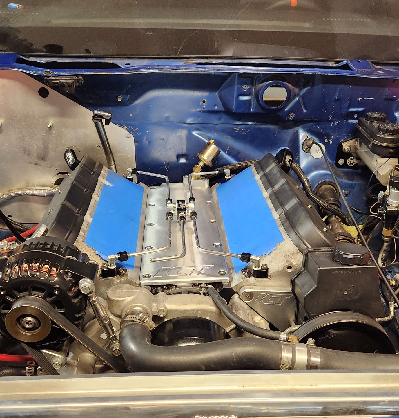 Customer photo review of Motion Raceworks LS Stainless Coolant Crossover Steel Steam Vent Kit 10-10005