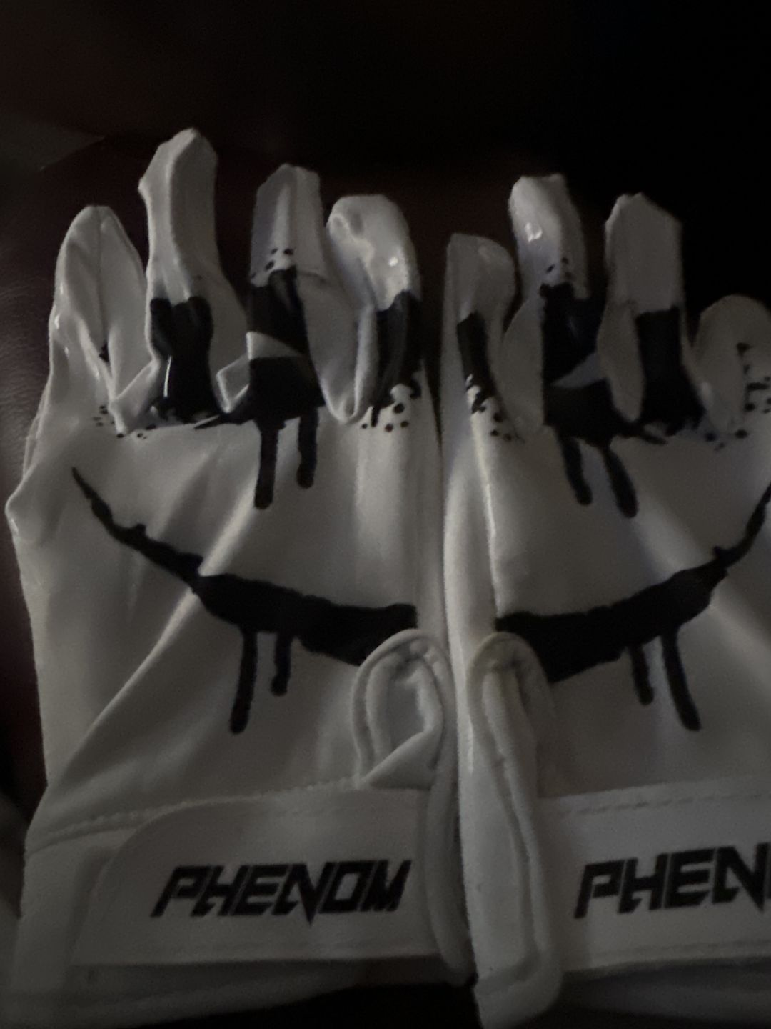 Customer photo review of Phenom Elite Sinister Football Gloves - VPS1