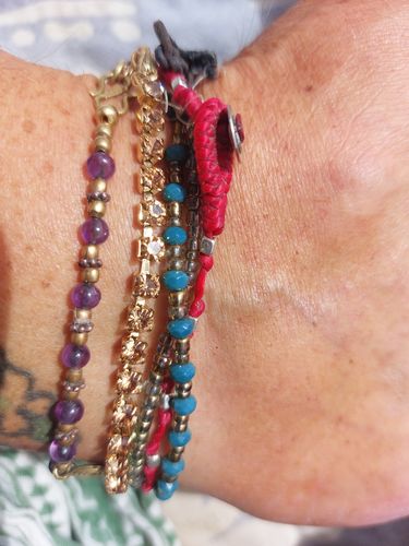 Customer photo review of Mini Anklet- Golden