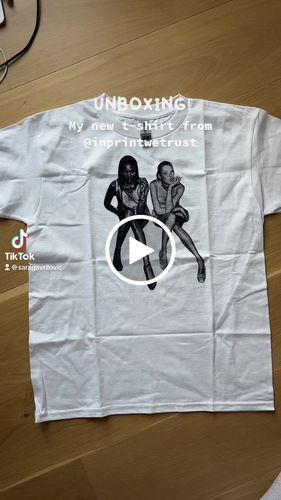 Customer video review of 'After Party' baby tee