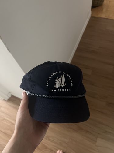 Customer photo review of Vintage The University of Michigan Law School Snapback Hat