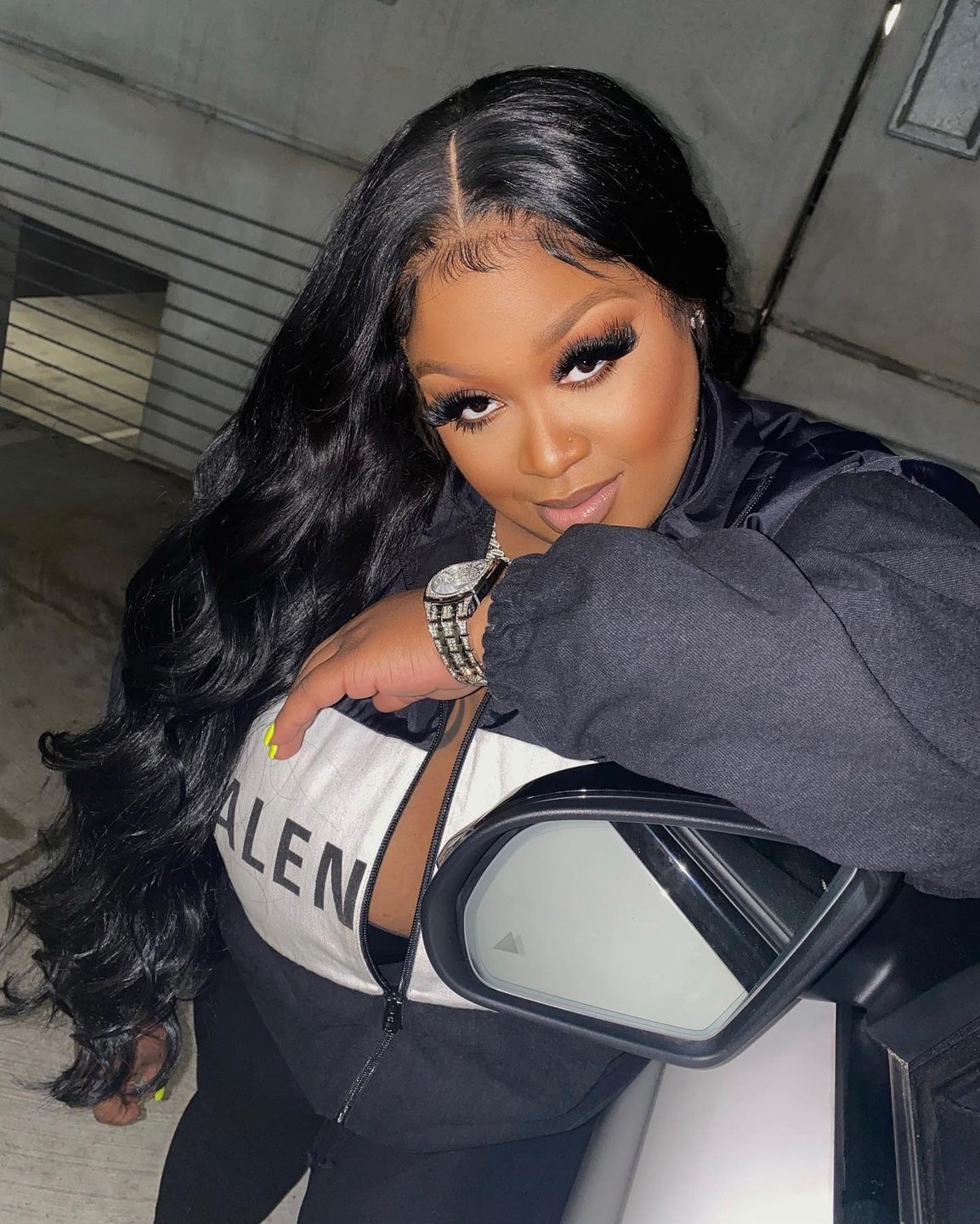 Customer photo review of Wear Go Body Wave Wig Pre-plucked Glueless Human Hair Wigs Pre-Cut Lace Wig Beginner Friendly