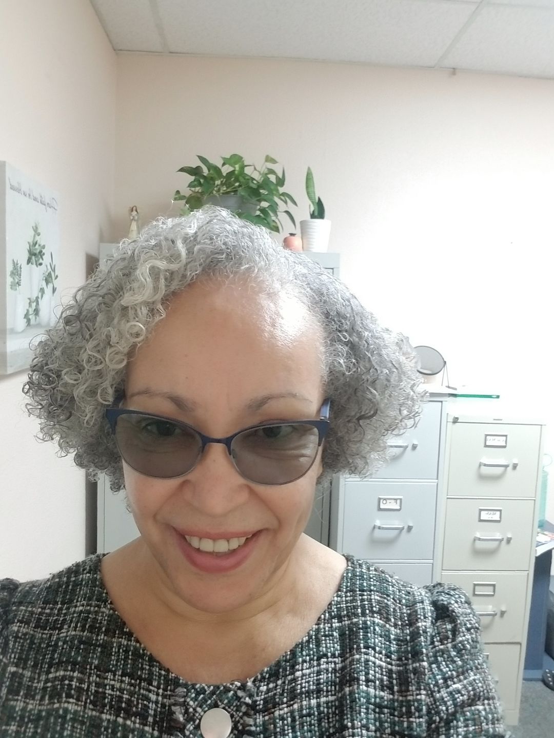 Customer photo review of Wash and Go System with Heavy Hold for Curly Hair