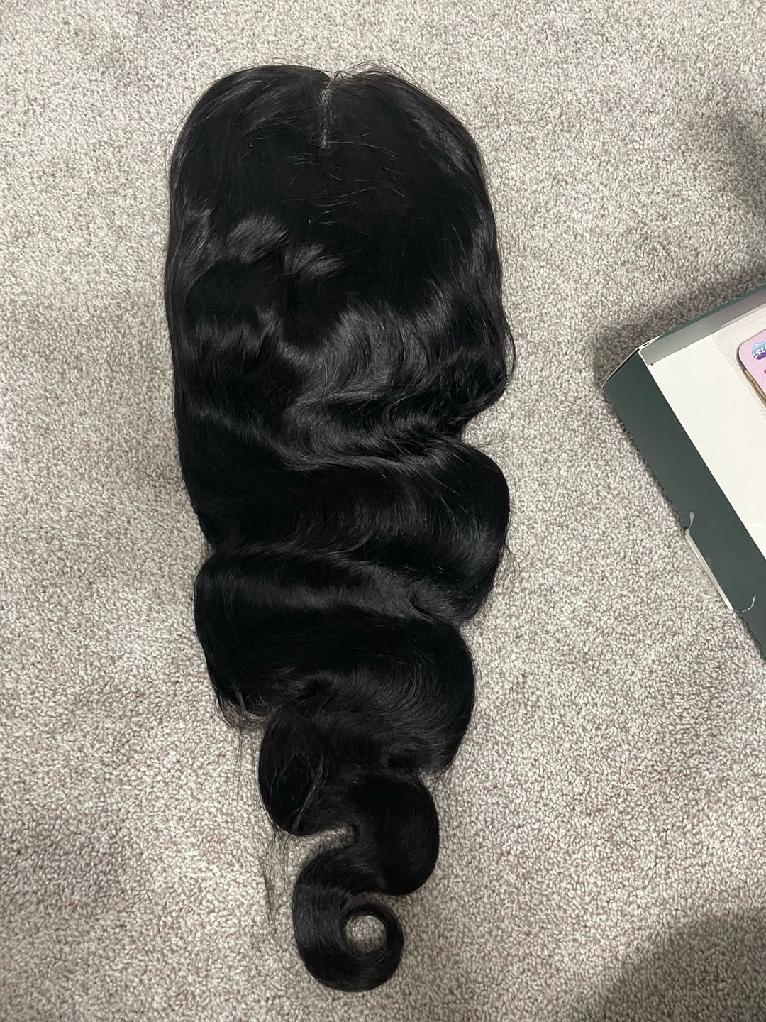 Customer photo review of Wear Go Body Wave Wig Pre-plucked Glueless Human Hair Wigs Pre-Cut Lace Wig Beginner Friendly