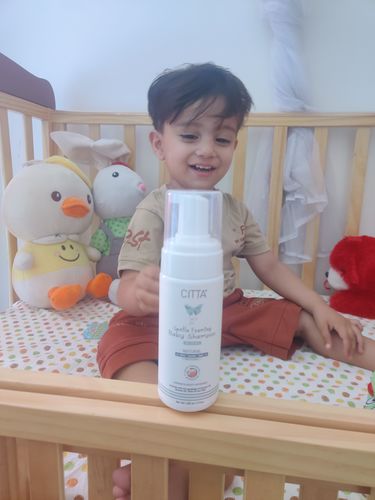Customer photo review of CITTA -  Gentle Foaming Baby Shampoo