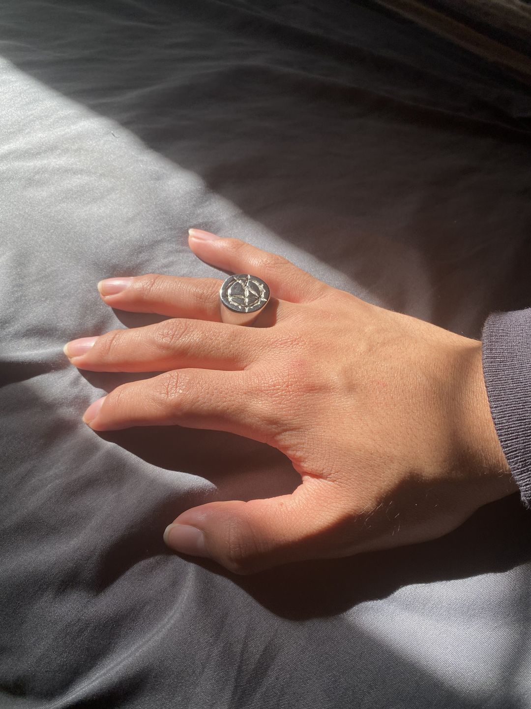 Customer photo review of ANARCHY SIGNET RING
