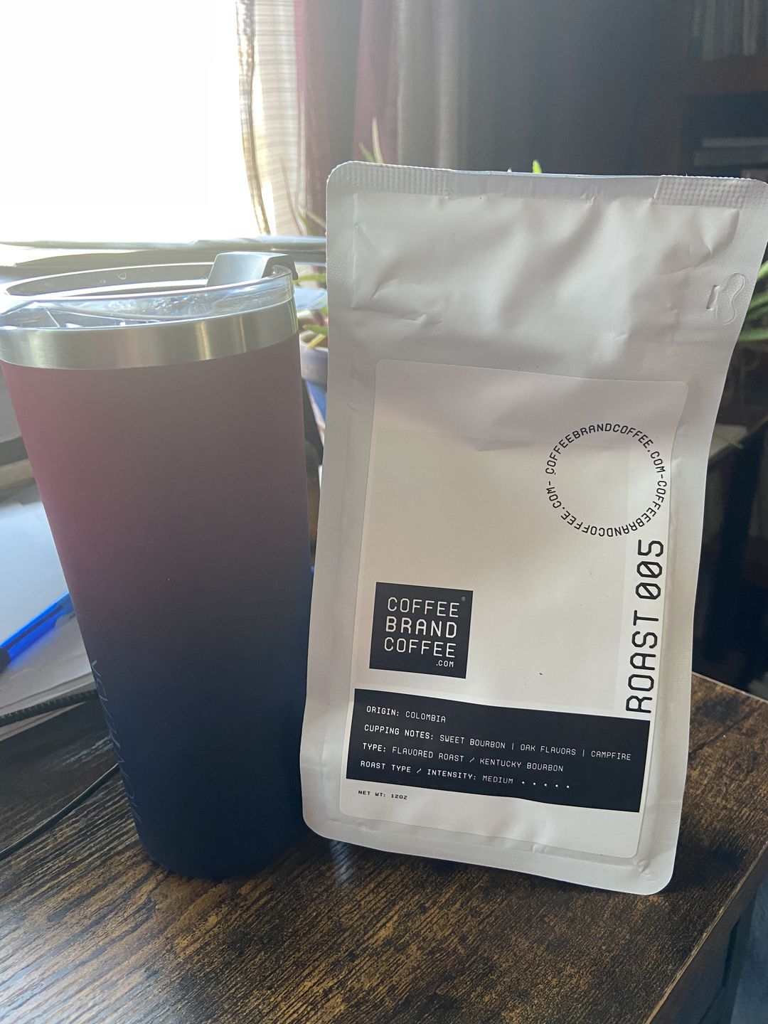 Customer photo review of Bourbon Flavored Coffee