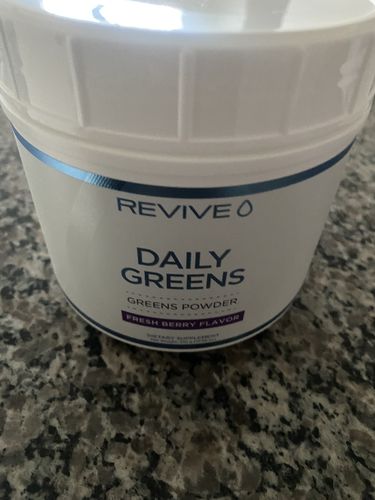 Customer photo review of Daily Greens Powder