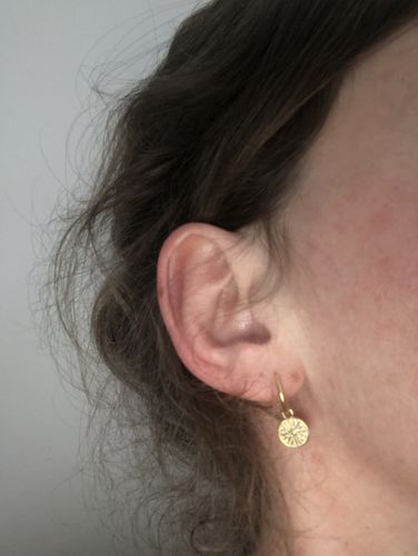 Customer photo review of SUNRAY EARRINGS