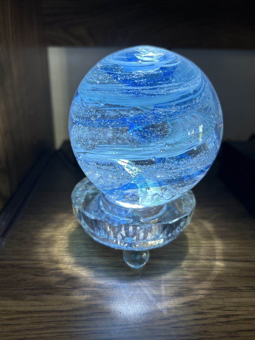 Customer photo review of Lucite Light Stand - White Light