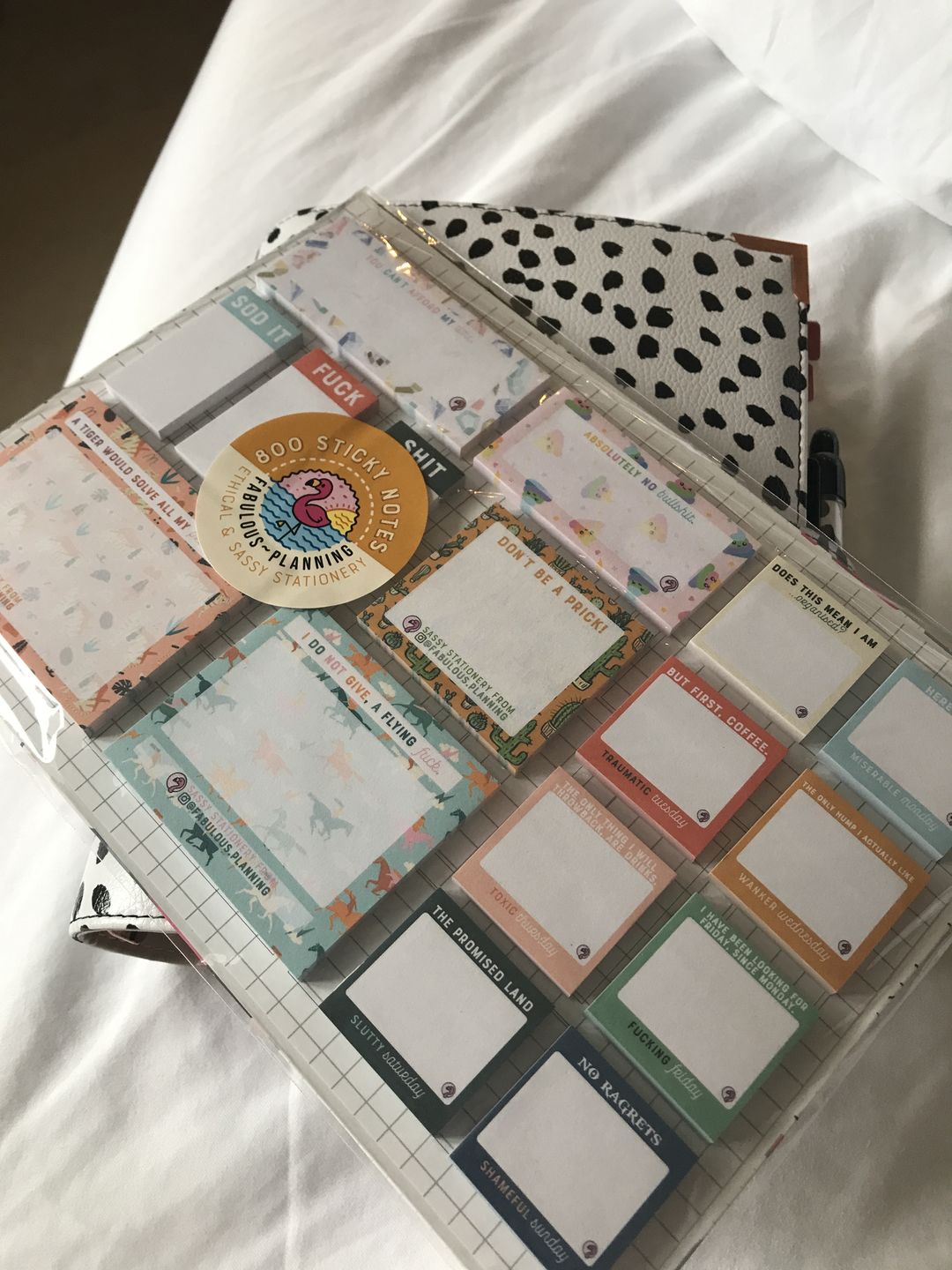 Customer photo review of Sassy Sticky Notes - Explicit Collection - Seconds