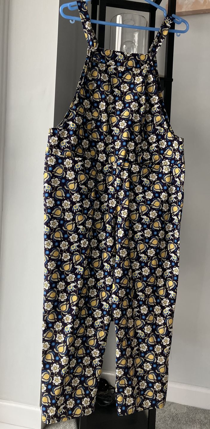 Customer photo review of Flowers & Elephants Cotton Poplin Fabric - 58" wide